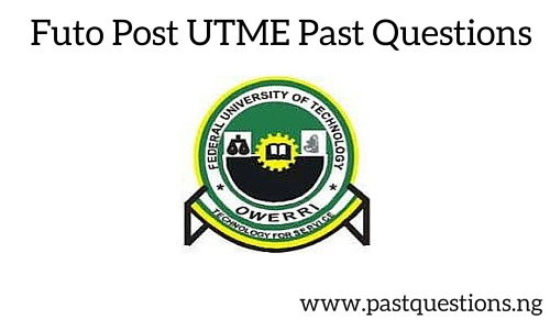 futo post utme past questions